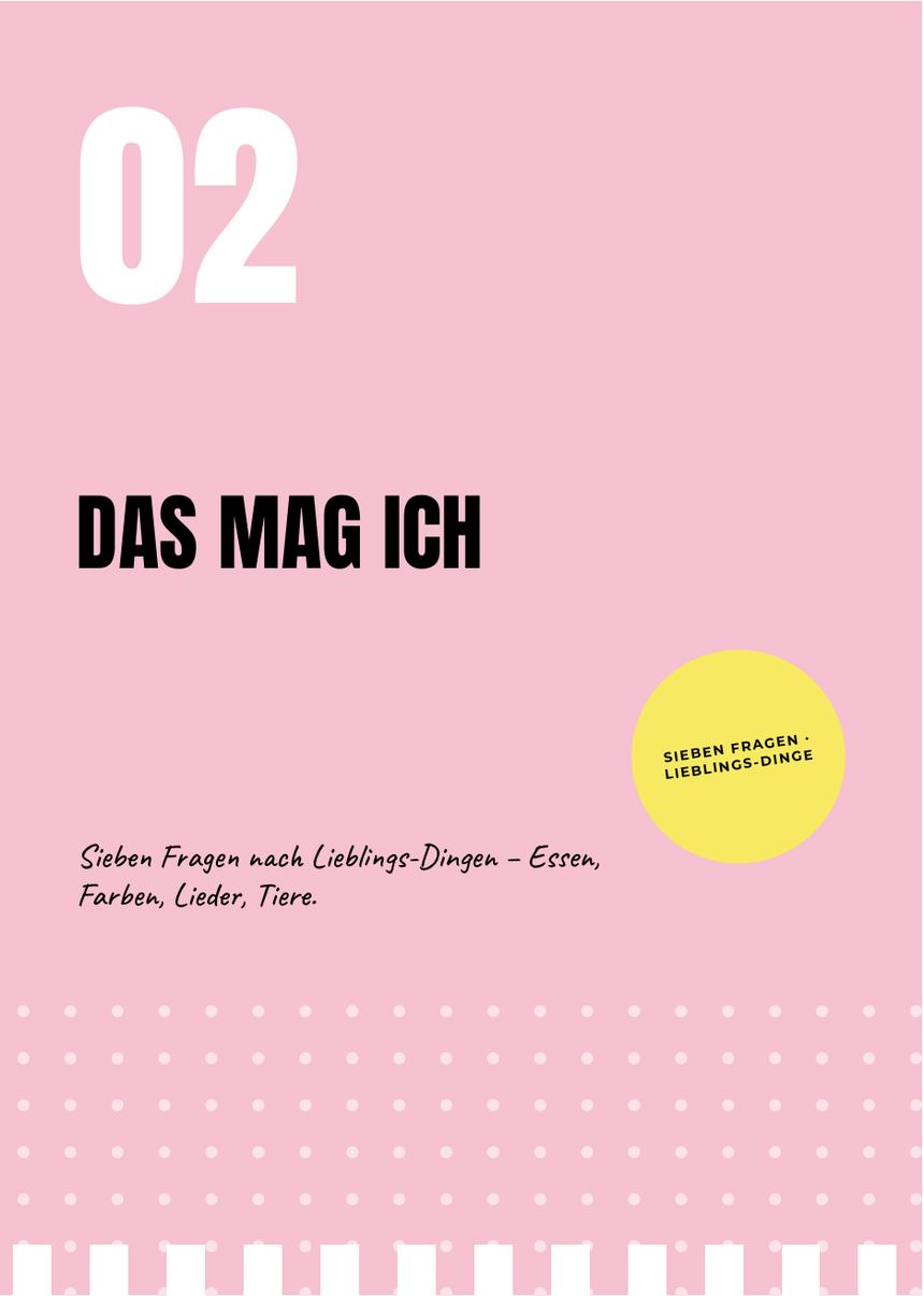 Kapiteltrenner Das mag ich
