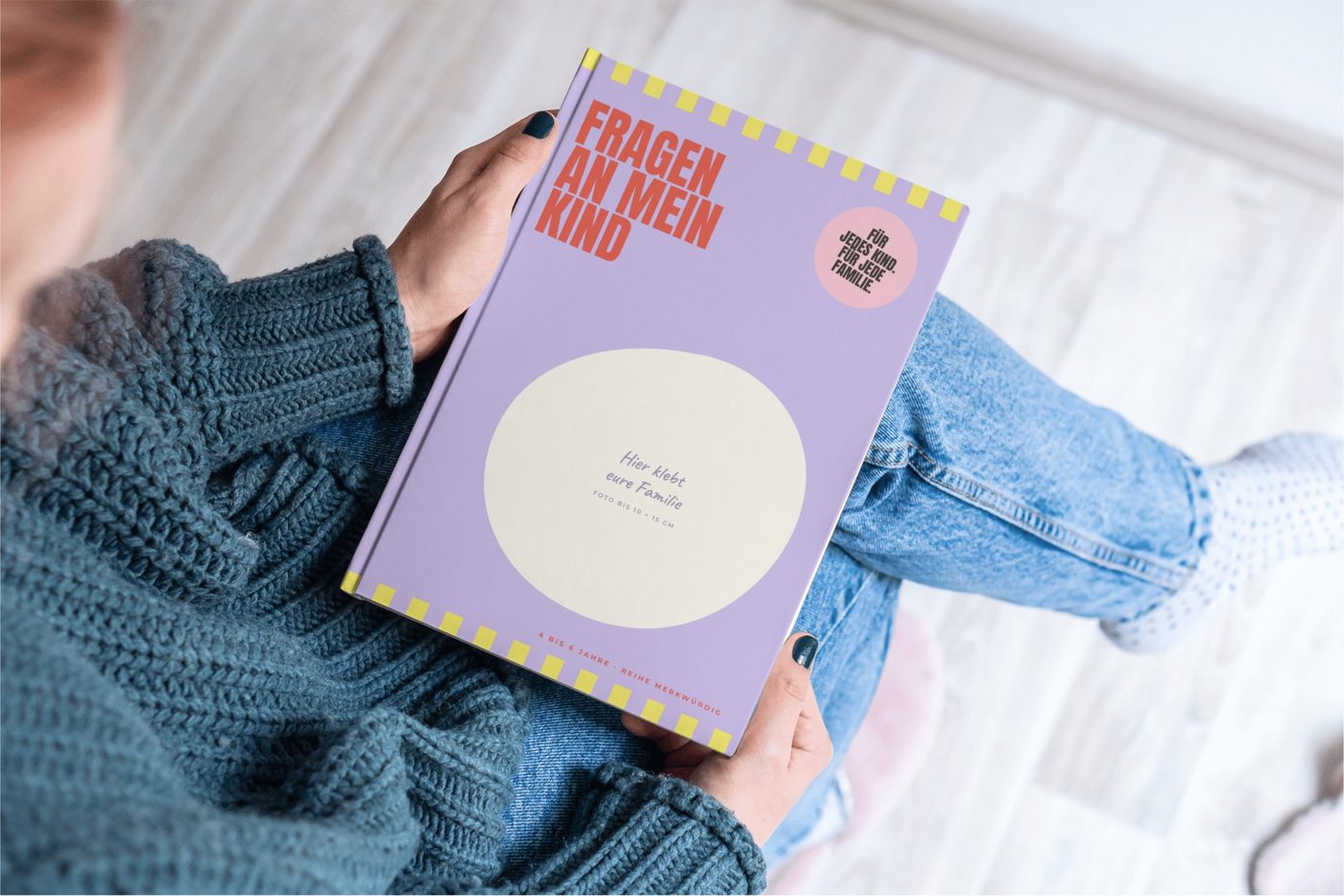 Cover mit freiem Klecks zum Bekleben