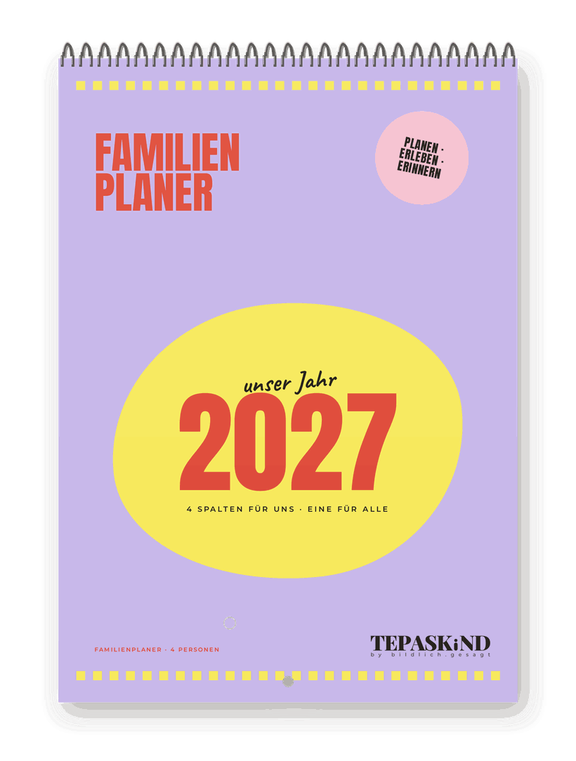 Merkkalender Unser Jahr 2027 — A4 hoch mit Wire-O-Bindung